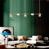 Sleek 5 Light LED Kitchen Island Pendant Modern Creative Metal Chandelier for Dining Room Lighting