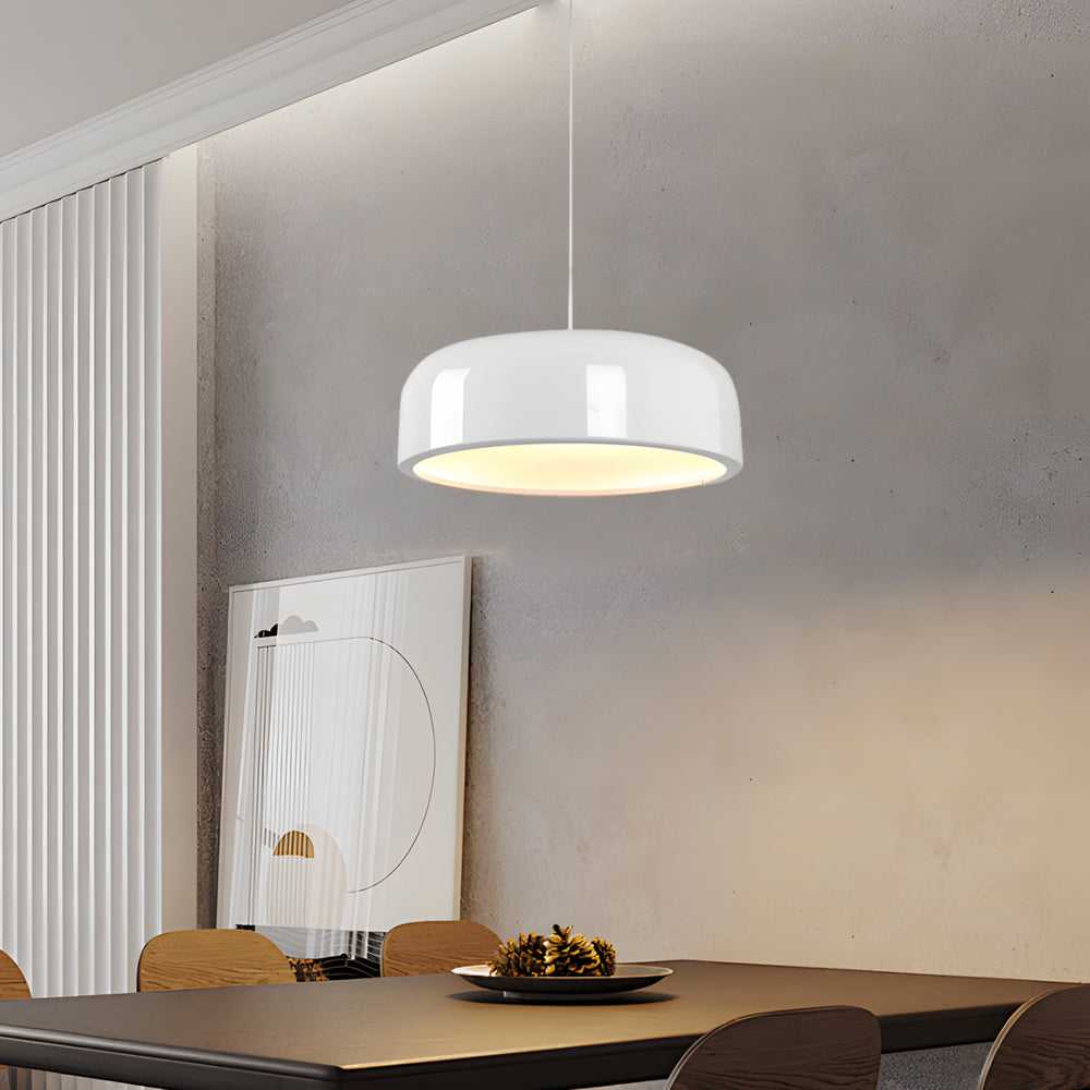 Smithfield Modern Aluminum Round Pendant Light for Contemporary Kitchen and Dining Spaces