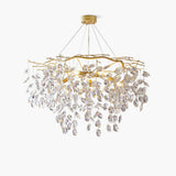 Sofia Modern Crystal Candelabrum Branch Chandelier for Living Dining Room