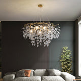Sofia Modern Crystal Candelabrum Branch Chandelier for Living Dining Room