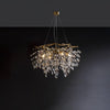 Sofia Modern Crystal Candelabrum Branch Chandelier for Living Dining Room