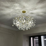 Sofia Modern Crystal Candelabrum Branch Chandelier for Living Dining Room
