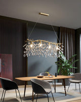 Sofia Modern Crystal Candelabrum Branch Chandelier for Living Dining Room