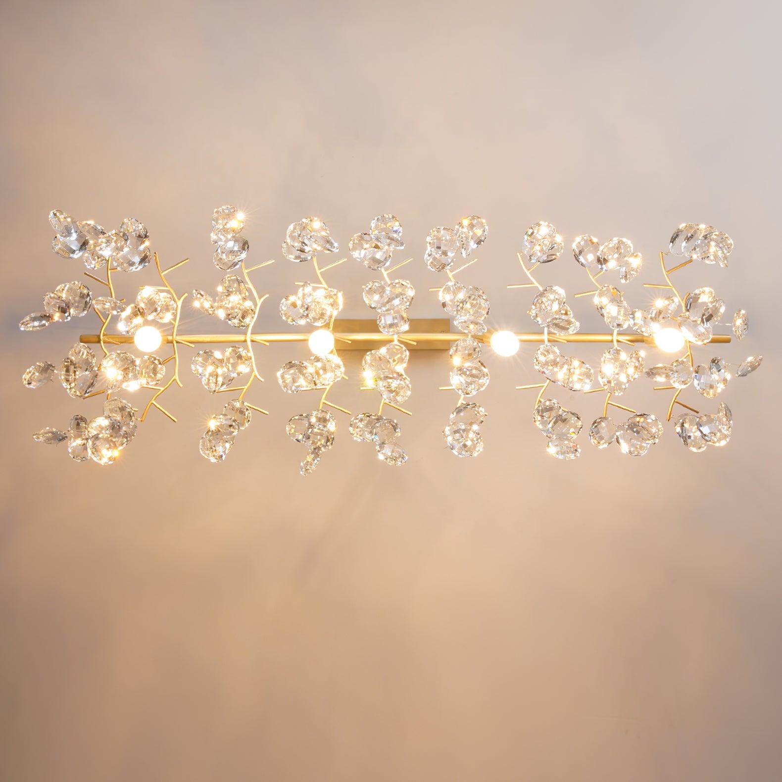 Sofia Modern Crystal Candelabrum Branch Chandelier for Living Dining Room