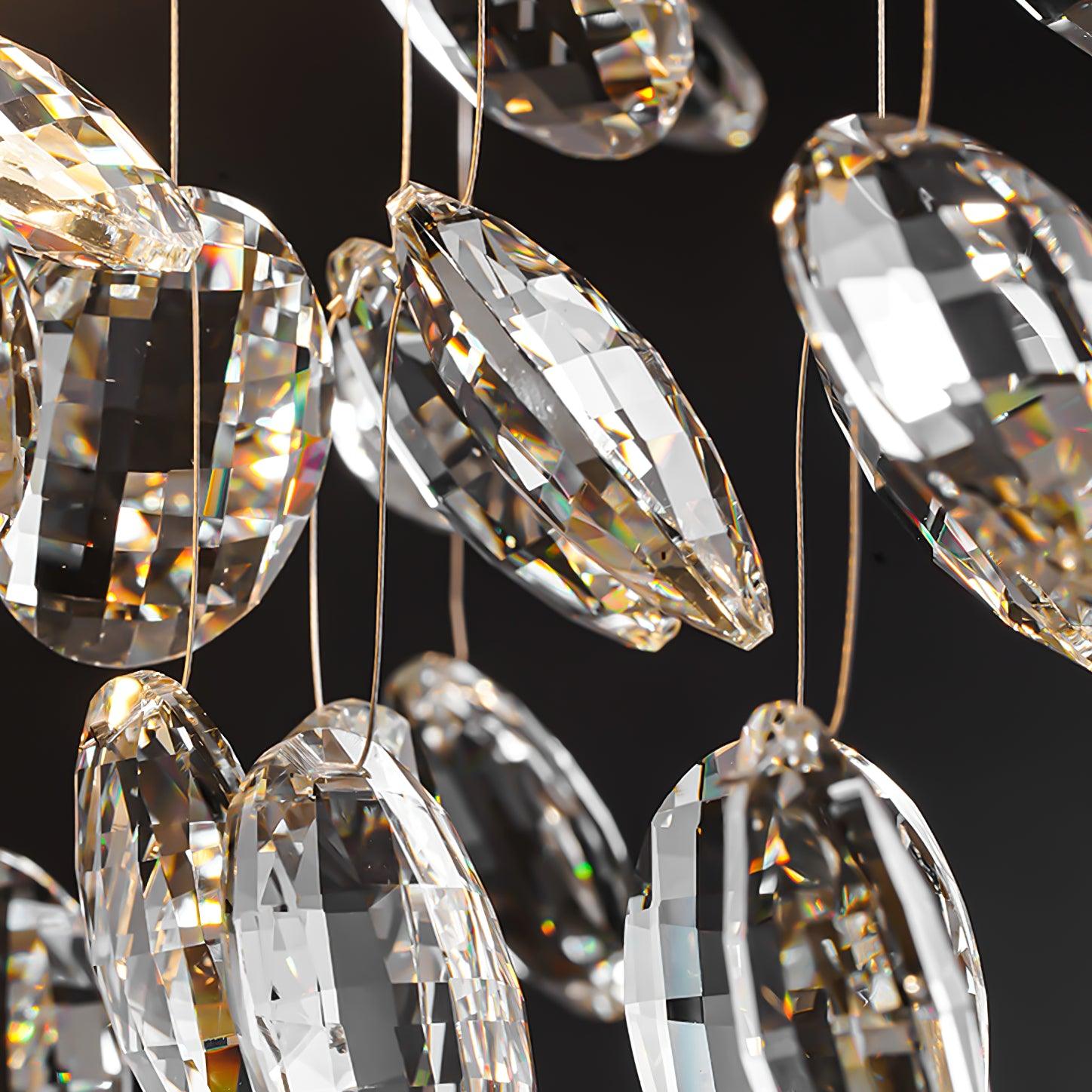Sofia Modern Crystal Candelabrum Branch Chandelier for Living Dining Room