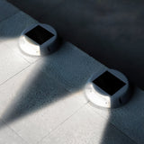 Solar LED Outdoor Step Lights Flush Mount Wall Sconce for Stairway Path and Landscape Lighting