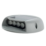 Solar LED Outdoor Step Lights Flush Mount Wall Sconce for Stairway Path and Landscape Lighting