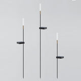 Solar LED Reed Landscape Path Lights Low Voltage Garden Column Lighting 6 Piece Set