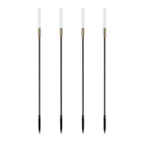 Solar LED Reed Landscape Path Lights Low Voltage Garden Column Lighting 6 Piece Set