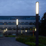 Solar Outdoor High Pole Post Light Waterproof LED Landscape Pathway Lighting for Villa Courtyard