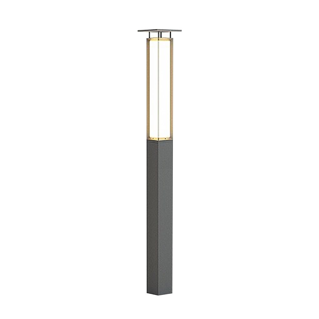 Solar Outdoor High Pole Post Light Waterproof LED Landscape Pathway Lighting for Villa Courtyard