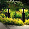 Solar Outdoor Pathway Light Waterproof LED Landscape Bollard for Garden Villa Lawn and Walkway