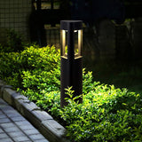 Solar Outdoor Pathway Light Waterproof LED Landscape Bollard for Garden Villa Lawn and Walkway