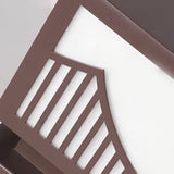 Solar Outdoor Post Lights Waterproof LED Mountain Scenery Landscape Deck and Lawn Pillar Lamps