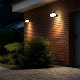 Solar Powered 3 Head Motion Sensor Outdoor Security Wall Light with Adjustable LED Heads