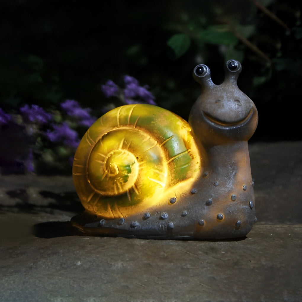 Solar Powered Animal Garden Statues with LED Lights for Outdoor Landscape Decoration