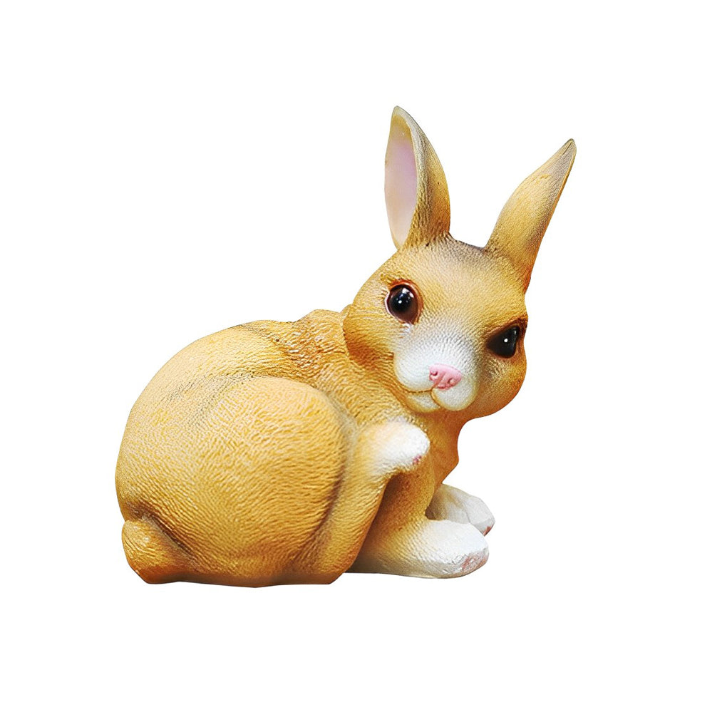 Solar Powered Animal Garden Statues with LED Lights for Outdoor Landscape Decoration