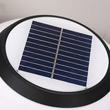 Solar Powered Globe Post Lights Waterproof Three Color LED Pillar Lamp for Fence and Gate