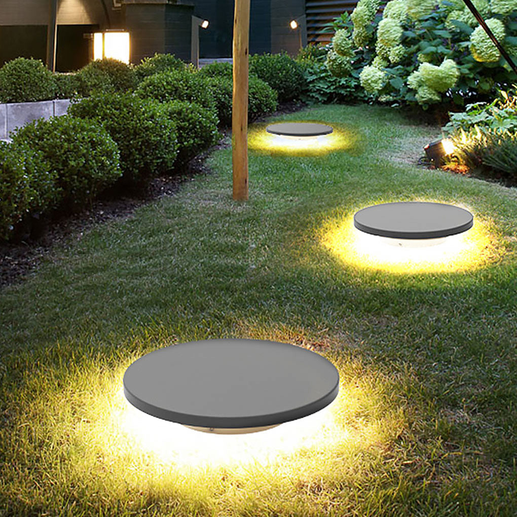 Solar Powered LED Landscape Ground Lights for Villa Garden and Outdoor Pathway Waterproof 18W Fixture