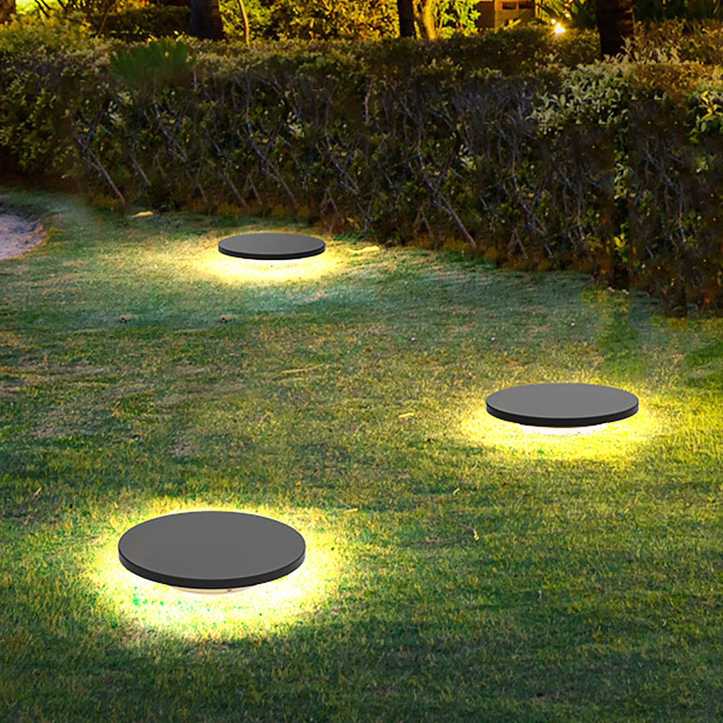 Solar Powered LED Landscape Ground Lights for Villa Garden and Outdoor Pathway Waterproof 18W Fixture