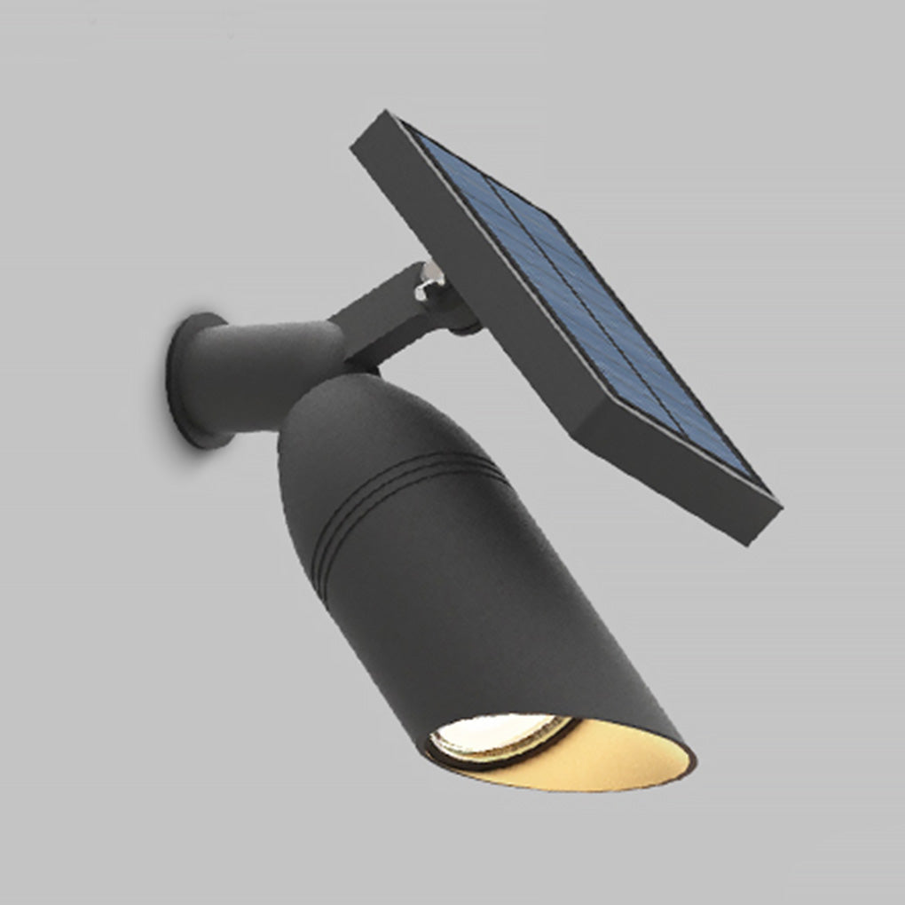 Solar Powered LED Outdoor Spotlight Waterproof Landscape Path Wall Light for Garden and Yard