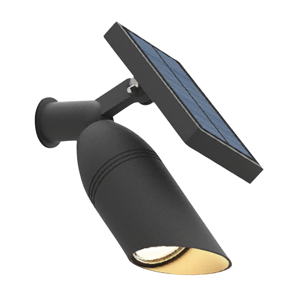 Solar Powered LED Outdoor Spotlight Waterproof Landscape Path Wall Light for Garden and Yard