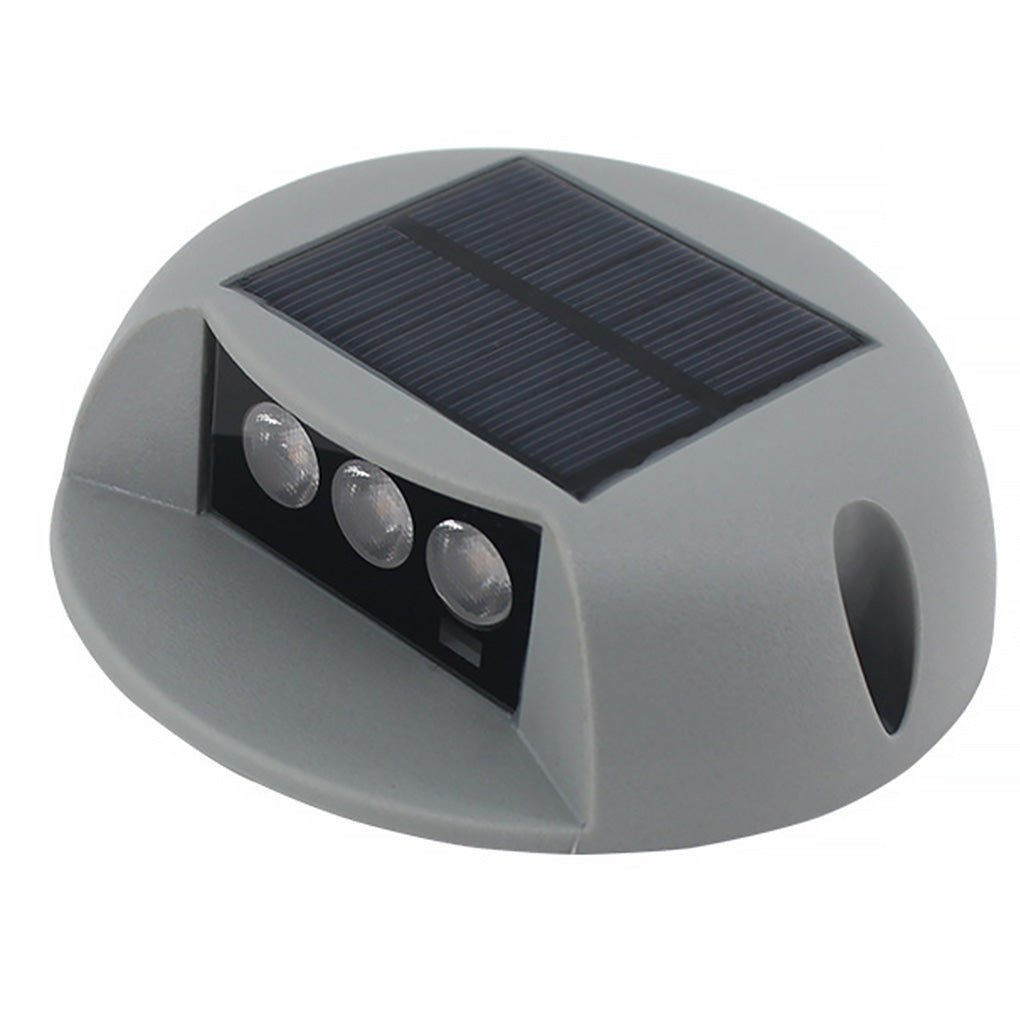 Solar Powered LED Outdoor Step Lights IP65 Waterproof Garden Pathway Stairs Wall Lamp