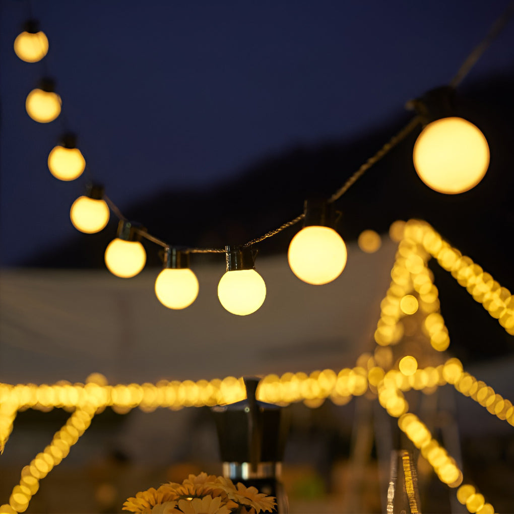 Solar Powered LED String Lights Waterproof Multi Color Outdoor Fairy Lighting for Camping Garden and Party Decor