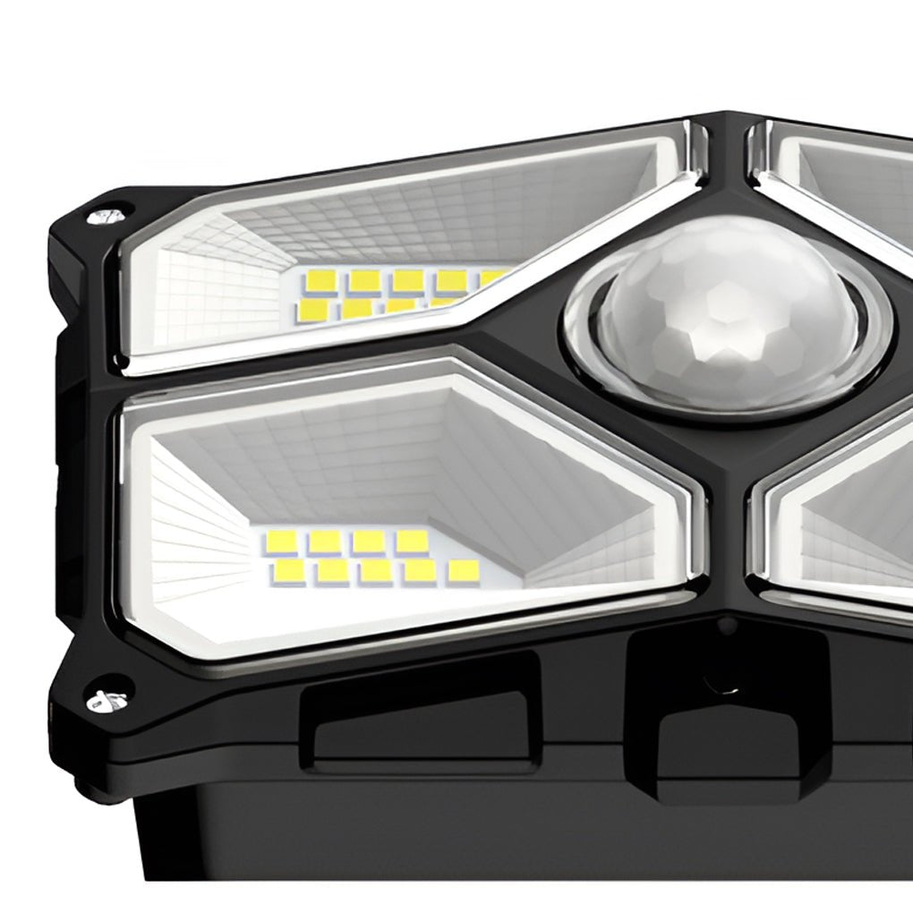 Solar Powered Motion Sensor Outdoor Wall Lamp IP65 Waterproof LED Garden Sconce Light for Garage and Driveway