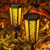 Solar Powered Outdoor Landscape Path Lights IP65 Waterproof LED Color Changing Garden Lawn Lamp