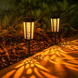 Solar Powered Outdoor Landscape Path Lights IP65 Waterproof LED Color Changing Garden Lawn Lamp