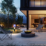 Solar Powered Outdoor LED Landscape Light and Mosquito Killer for Garden Courtyard and Villa
