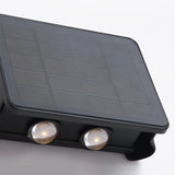 Solar Powered Outdoor LED Wall Sconce IP65 Waterproof Up and Down Lights for Garden and Balcony Decor