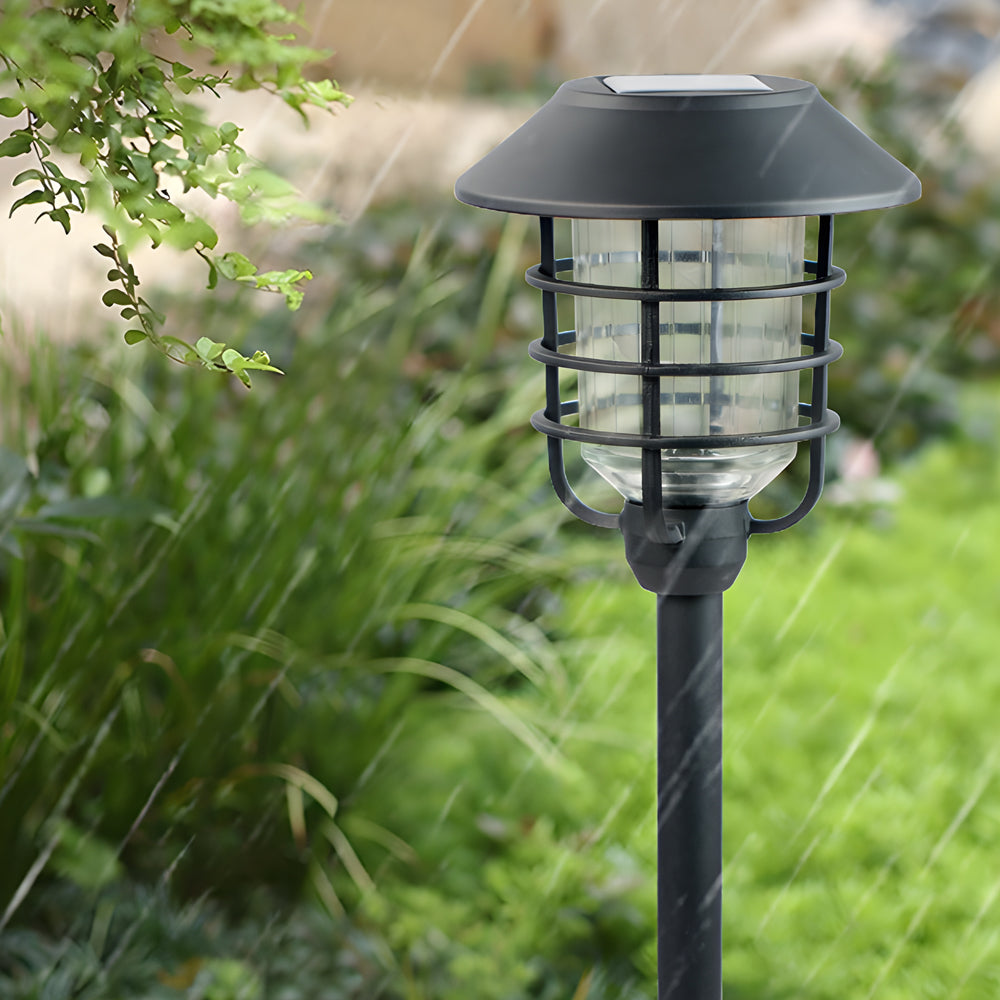 Solar Powered Outdoor Pathway Torch Lights 22.8 Inch LED Waterproof Landscape Lighting for Garden Lawn
