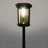 Solar Powered Outdoor Post Lamp Waterproof LED Pathway Light for Garden Landscape and Patio Decor