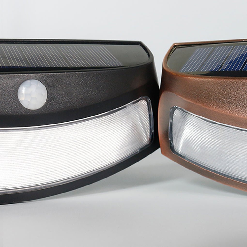 Solar Powered Outdoor Wall Lantern with Motion Sensor and Dusk to Dawn LED Security Light