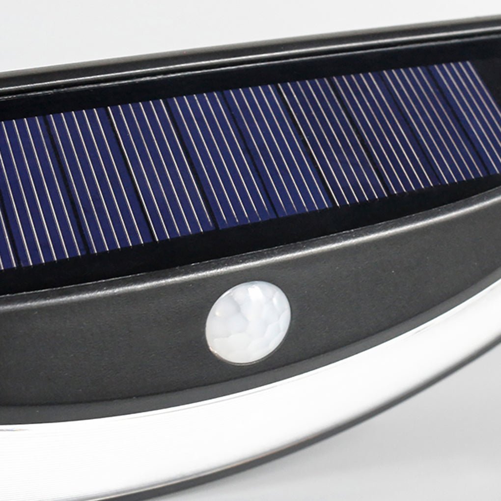 Solar Powered Outdoor Wall Lantern with Motion Sensor and Dusk to Dawn LED Security Light