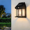 Solar Powered Tungsten Bulb Wall Lantern Outdoor Dusk to Dawn Motion Sensor Light for Garden and Porch