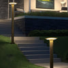 Solar Powered UFO Outdoor Path Lights Waterproof Aluminum Garden Post Lighting Fixture
