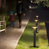 Solar Powered UFO Outdoor Path Lights Waterproof Aluminum Garden Post Lighting Fixture