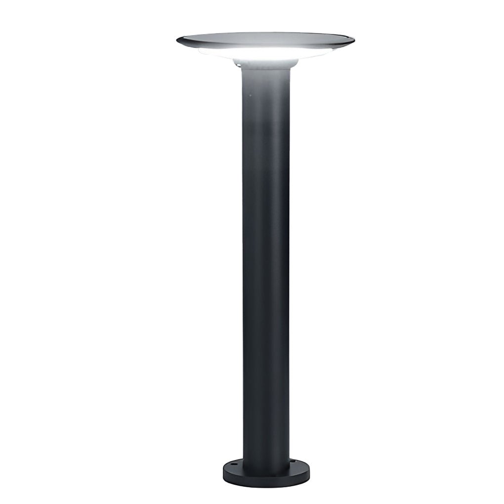 Solar Powered UFO Outdoor Path Lights Waterproof Aluminum Garden Post Lighting Fixture