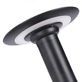 Solar Powered UFO Outdoor Path Lights Waterproof Aluminum Garden Post Lighting Fixture