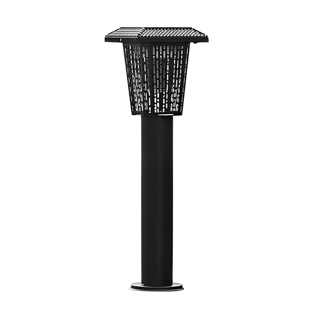 Solar Powered Waterproof Mosquito Killer Lamp for Outdoor Garden Stainless Steel LED Landscape Light