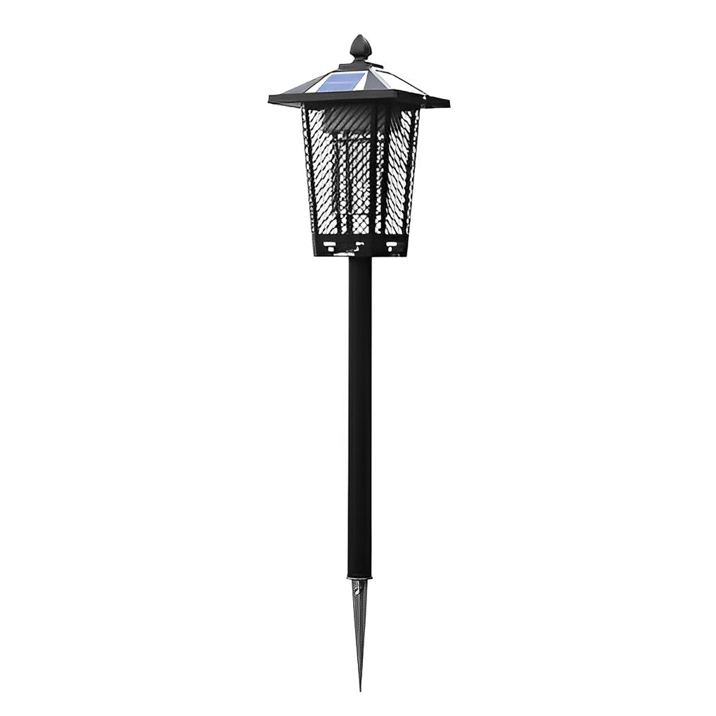 Solar Powered Waterproof Mosquito Killer Lamp for Outdoor Garden Stainless Steel LED Landscape Light
