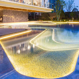 Solar Powered Waterproof Outdoor LED Strip Lights for Garden Landscape and Pool Decoration
