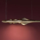 Solitude Wooden LED Pendant Light Modern Island Hanging Lamp for Dining Room and Office
