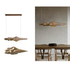 Solitude Wooden LED Pendant Light Modern Island Hanging Lamp for Dining Room and Office