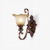 Sonoma Valley Vintage Glass Wall Lamp Brushed Copper Indoor Sconce Lighting