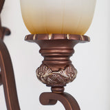 Sonoma Valley Vintage Glass Wall Lamp Brushed Copper Indoor Sconce Lighting