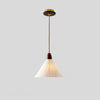 Soren Japanese Style Handmade Rice Paper Pendant Light with Minimalist Wood Accents